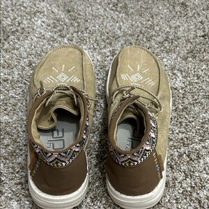 Hey Dude women Moccasins in Brown and Tan